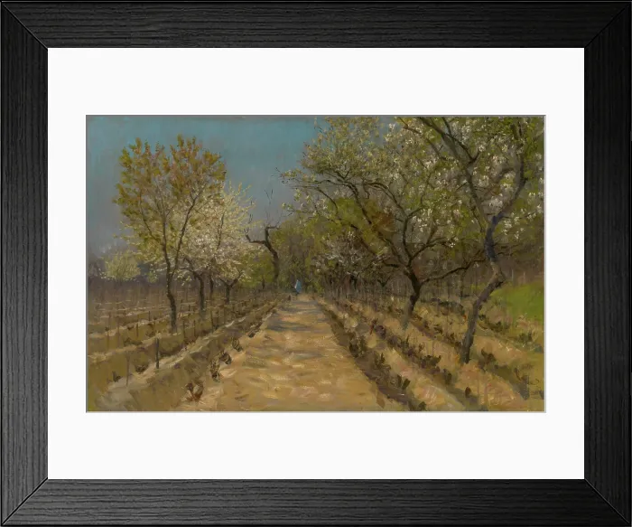 Framed Print : Vineyard, around 1890 - 1895. Creator: Ladislav Mednyanszky Framed Print : Vineyard, around 1890 - 1895. Creator: Ladislav Mednyanszky
