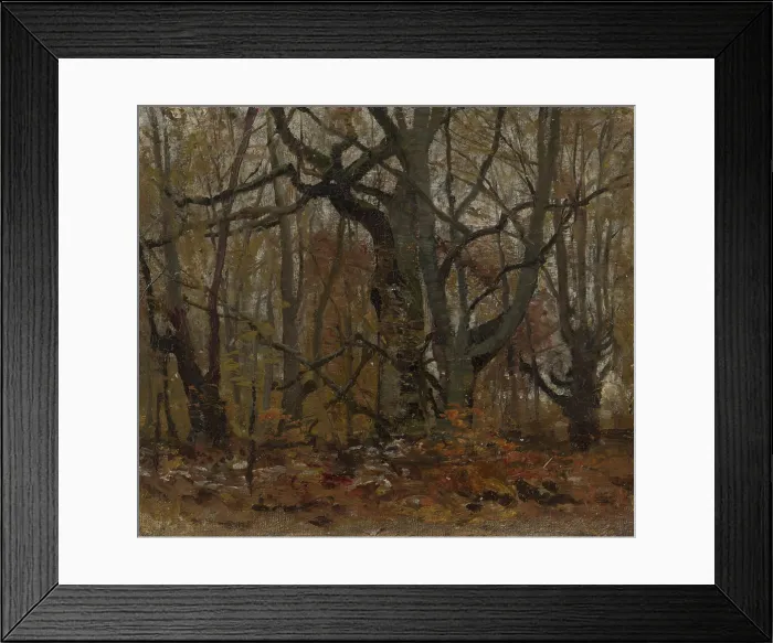 Framed Print : Autumn Forest, 1890-1900. Creator: Ladislav Mednyanszky Framed Print : Autumn Forest, 1890-1900. Creator: Ladislav Mednyanszky
