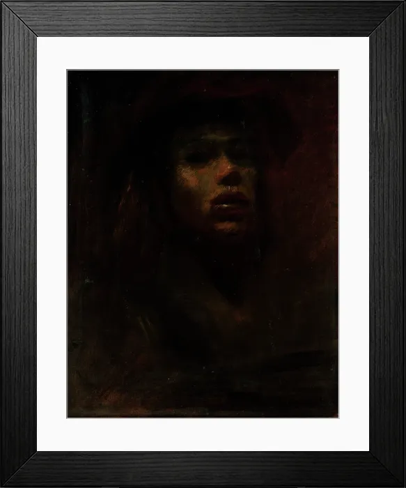 Framed Print : Longhaired Groom, 1900. Creator: Ladislav Mednyanszky Framed Print : Longhaired Groom, 1900. Creator: Ladislav Mednyanszky