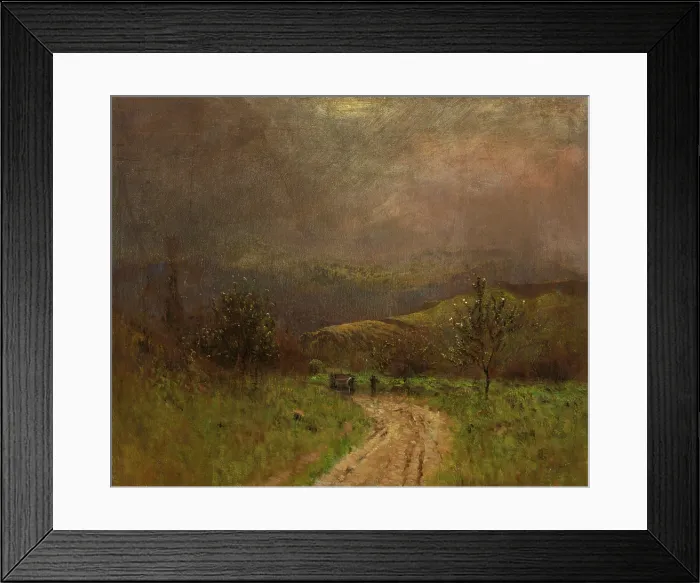 Framed Print : Autumn Landscape in the Early Evening, 1880-1900. Creator: Ladislav Mednyanszky Framed Print : Autumn Landscape in the Early Evening, 1880-1900. Creator: Ladislav Mednyanszky