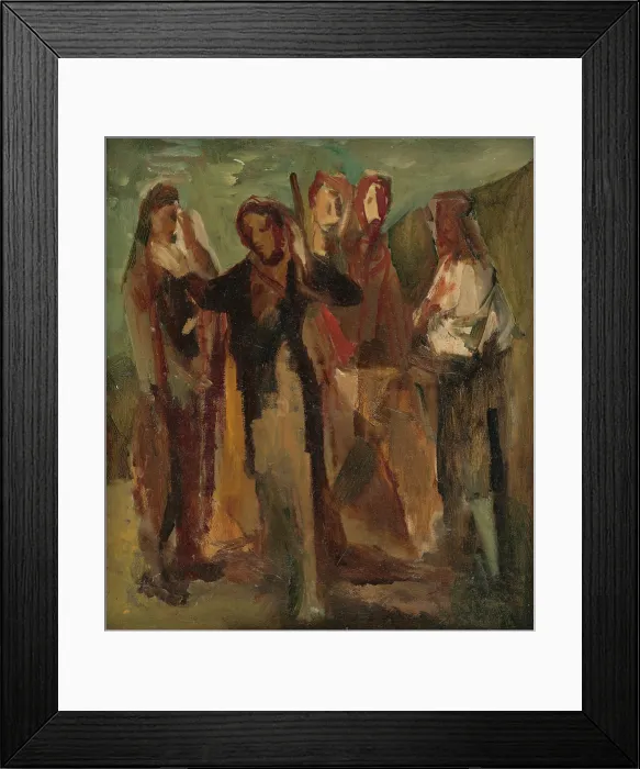Framed Print : Patrol, 1943. Creator: Bedrich Hoffstadter Framed Print : Patrol, 1943. Creator: Bedrich Hoffstadter