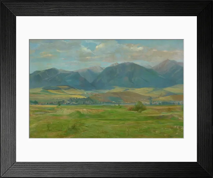 Framed Print : The Liptov Hills, 1951. Creator: Bedrich Hoffstadter Framed Print : The Liptov Hills, 1951. Creator: Bedrich Hoffstadter