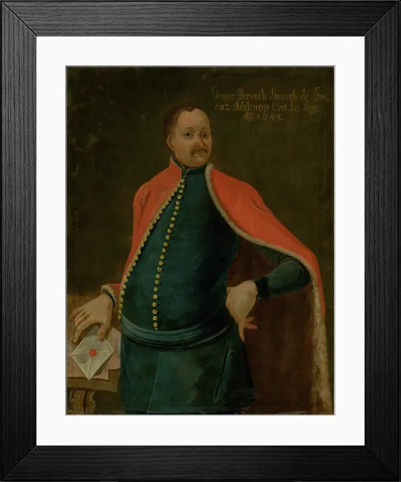 Framed Print : Gregor Horvath-Stancic, around 1750-1760. Creator: Unknown