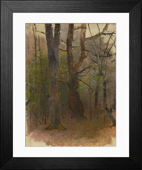 Framed Print : Early Spring. Forest, 1876 - 1877. Creator: Ladislav Mednyanszky Framed Print : Early Spring. Forest, 1876 - 1877. Creator: Ladislav Mednyanszky