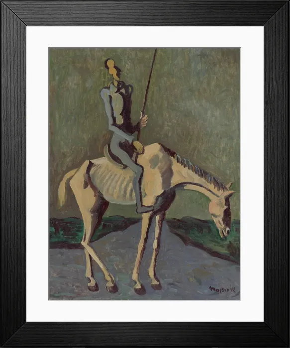 Framed Print : Don Quixote, 1937. Creator: Cyprian Majernik Framed Print : Don Quixote, 1937. Creator: Cyprian Majernik