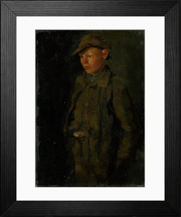 Framed Print : Standing Boy, 1889-1892. Creator: Ladislav Mednyanszky Framed Print : Standing Boy, 1889-1892. Creator: Ladislav Mednyanszky