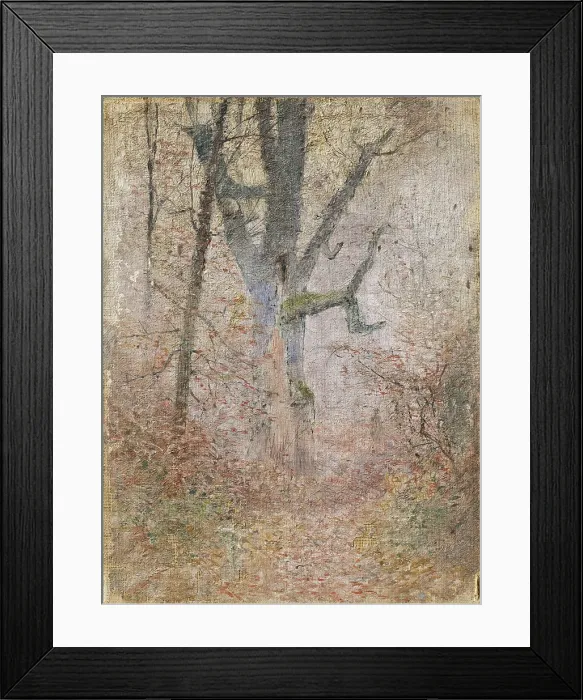 Framed Print : Sketch of Autumn Forest, 1880-1900. Creator: Ladislav Mednyanszky Framed Print : Sketch of Autumn Forest, 1880-1900. Creator: Ladislav Mednyanszky