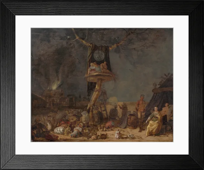 Framed Print : Patientia (Allegory of Patience), 1660-1670. Creator: Cornelis Saftleven Framed Print : Patientia (Allegory of Patience), 1660-1670. Creator: Cornelis Saftleven