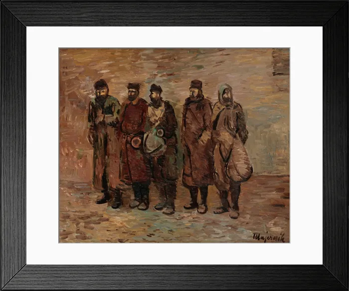 Framed Print : Captives, 1944-1945. Creator: Cyprian Majernik Framed Print : Captives, 1944-1945. Creator: Cyprian Majernik