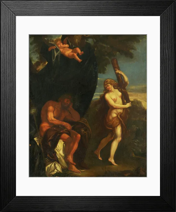 Framed Print : Mythology Scene, around 1700. Creator: Unknown Framed Print : Mythology Scene, around 1700. Creator: Unknown