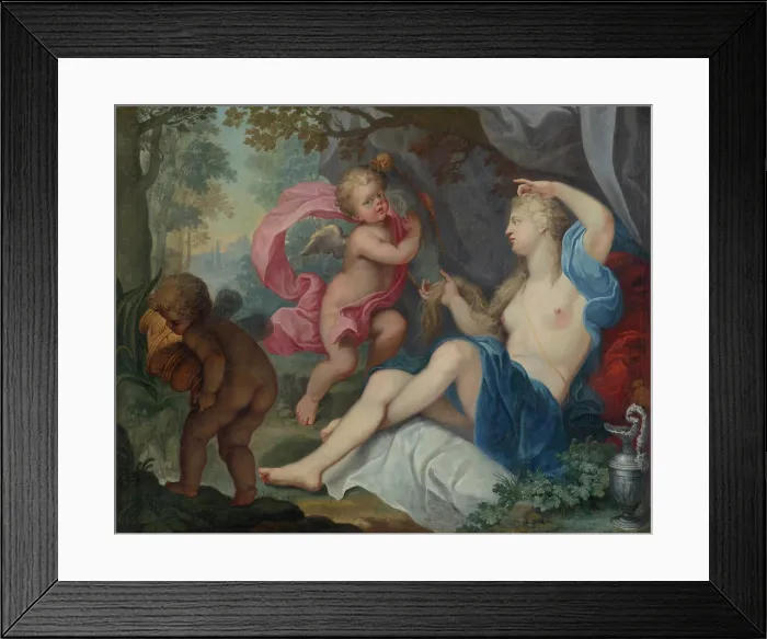 Framed Print : The Toilet of Venus, c1650. Creator: Charles Alphonse Du Fresnoy Framed Print : The Toilet of Venus, c1650. Creator: Charles Alphonse Du Fresnoy