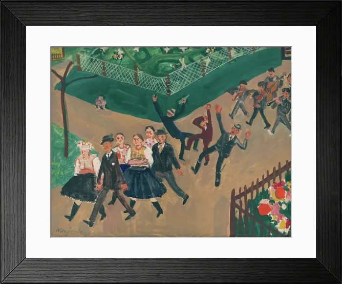 Framed Print : Wedding Procession, 1935. Creator: Cyprian Majernik Framed Print : Wedding Procession, 1935. Creator: Cyprian Majernik