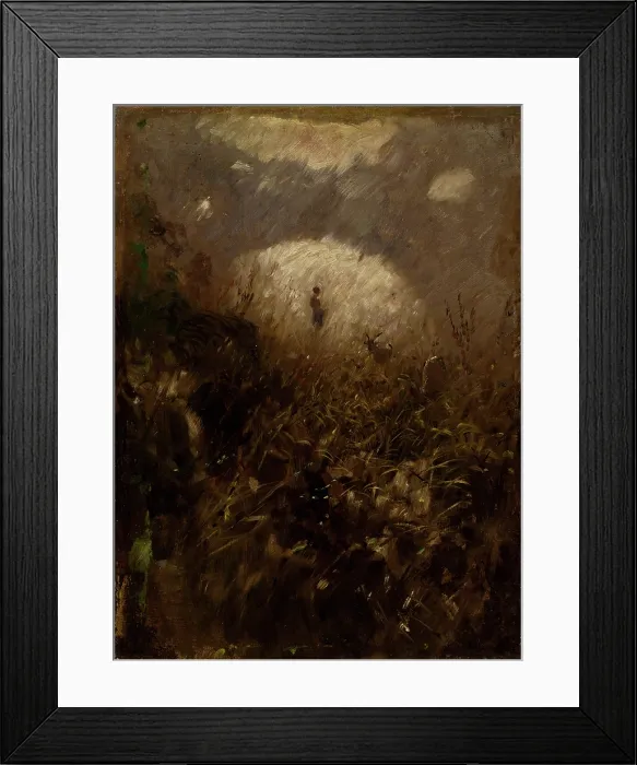 Framed Print : Summer Day. Goatsherd with a Goat, 1895-1897. Creator: Ladislav Mednyanszky Framed Print : Summer Day. Goatsherd with a Goat, 1895-1897. Creator: Ladislav Mednyanszky