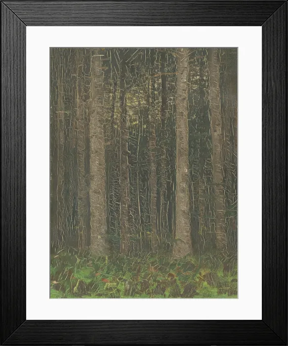 Framed Print : Forest Interior, 1880-1885. Creator: Ladislav Mednyanszky Framed Print : Forest Interior, 1880-1885. Creator: Ladislav Mednyanszky