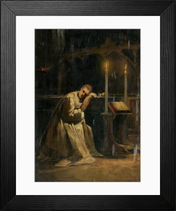 Framed Print : Monk, 1880-1900. Creator: Kiril Kutlik Framed Print : Monk, 1880-1900. Creator: Kiril Kutlik
