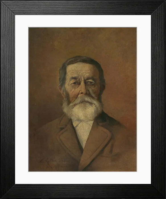 Framed Print : Portrait of J. Surzeny, 1899. Creator: Kiril Kutlik Framed Print : Portrait of J. Surzeny, 1899. Creator: Kiril Kutlik