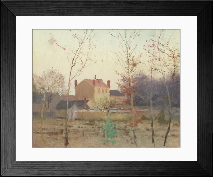 Framed Print : Autumn at the Edge of a City, 1895-1900. Creator: Ladislav Mednyanszky Framed Print : Autumn at the Edge of a City, 1895-1900. Creator: Ladislav Mednyanszky