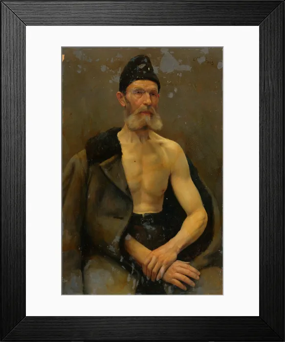Framed Print : Captive, 1923. Creator: Ladislav Treskon Framed Print : Captive, 1923. Creator: Ladislav Treskon