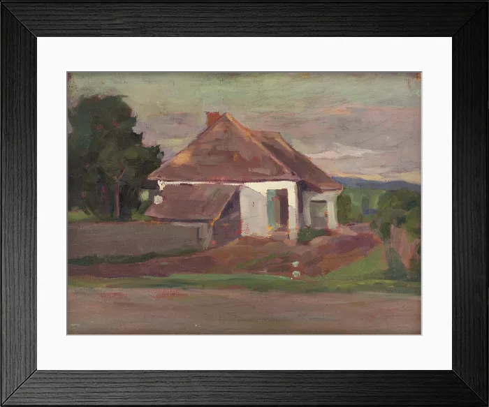 Framed Print : Farm, c1910. Creator: Eduard Putra Framed Print : Farm, c1910. Creator: Eduard Putra