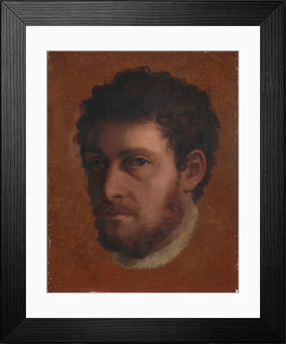 Framed Print : Head Study of a Young Man, around 1550. Creator: Lambert Sustris Framed Print : Head Study of a Young Man, around 1550. Creator: Lambert Sustris