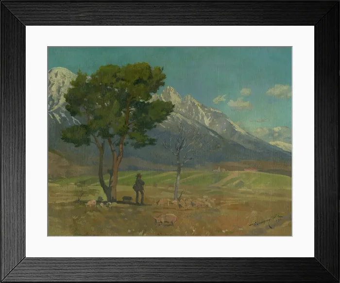 Framed Print : Pod Tatrami, 1921. Creator: Elemer Koszeghy Framed Print : Pod Tatrami, 1921. Creator: Elemer Koszeghy