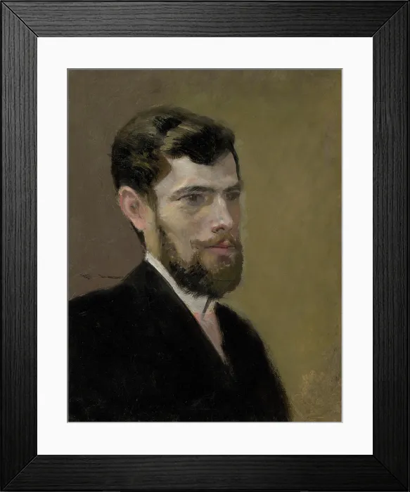 Framed Print : Study of a Bearded Man in a Black Suit, 1880-1900. Creator: Ladislav Mednyanszky Framed Print : Study of a Bearded Man in a Black Suit, 1880-1900. Creator: Ladislav Mednyanszky