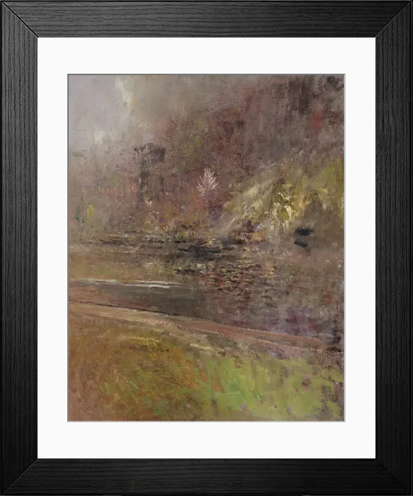 Framed Print : Fragment of a Landscape, 1880-1900. Creator: Ladislav Mednyanszky Framed Print : Fragment of a Landscape, 1880-1900. Creator: Ladislav Mednyanszky