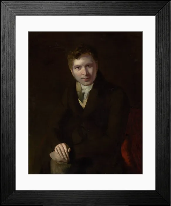 Framed Print : Portrait of a Young Man, 1830-1840. Creator: David Wilkie Framed Print : Portrait of a Young Man, 1830-1840. Creator: David Wilkie