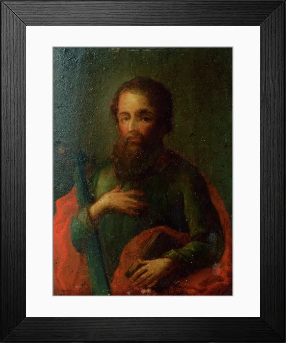 Framed Print : Apostle Simon, 1750-1760. Creator: Unknown Framed Print : Apostle Simon, 1750-1760. Creator: Unknown