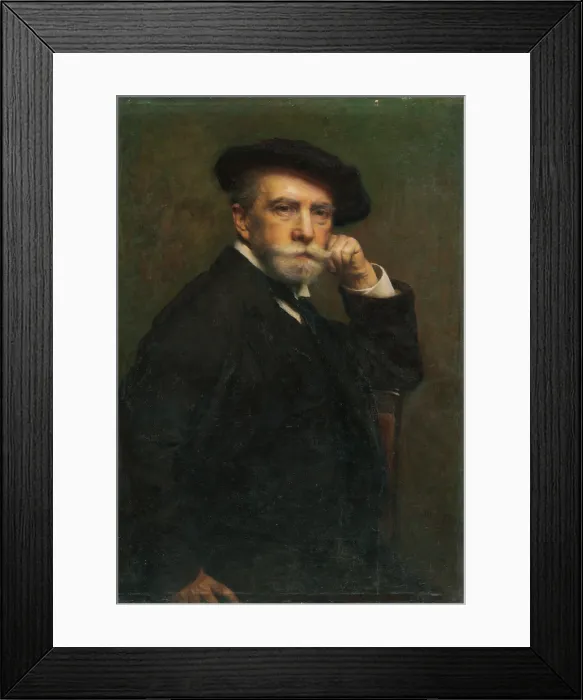 Framed Print : Self-portrait, 1915. Creator: Leopold Horovitz Framed Print : Self-portrait, 1915. Creator: Leopold Horovitz