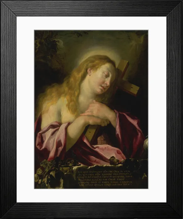 Framed Print : The Penitent Mary Magdalene, 1620. Creator: Domenico Fetti Framed Print : The Penitent Mary Magdalene, 1620. Creator: Domenico Fetti