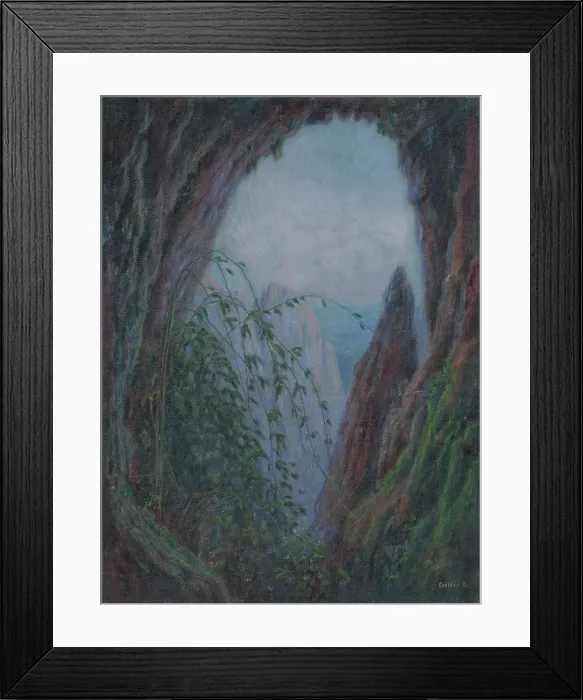 Framed Print : Rocky Landscape, early 20th century. Creator: Dezider Czolder