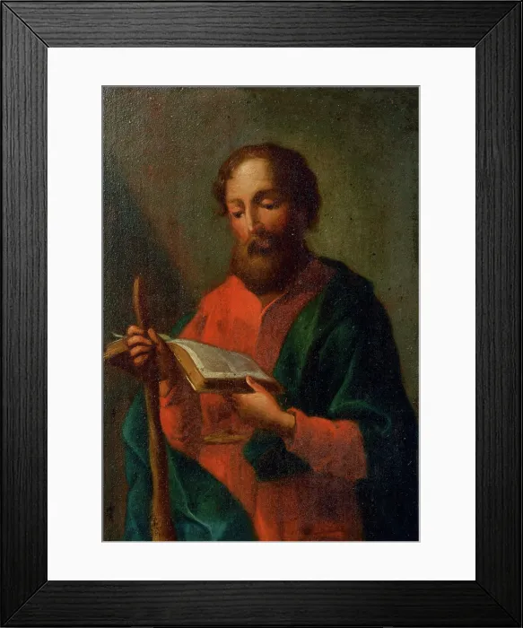 Framed Print : Apostle James of Alphaeus, 1750-1760. Creator: Unknown Framed Print : Apostle James of Alphaeus, 1750-1760. Creator: Unknown