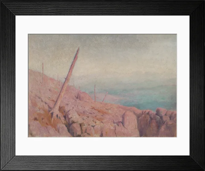 Framed Print : Rocky landscape, (Windthrow), early 20th century. Creator: Dezider Czolder Framed Print : Rocky landscape, (Windthrow), early 20th century. Creator: Dezider Czolder