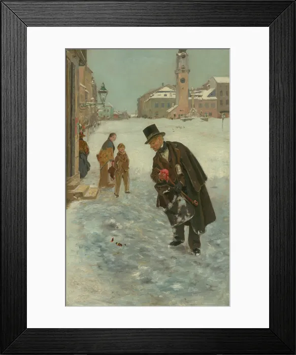 Framed Print : So Easy to Laugh at Another, 1892. Creator: Dominik Skutecky
