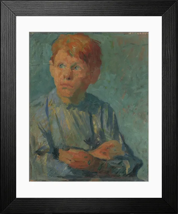 Framed Print : Redheaded boy, c1912. Creator: Elemir Halasz-Hradil Framed Print : Redheaded boy, c1912. Creator: Elemir Halasz-Hradil