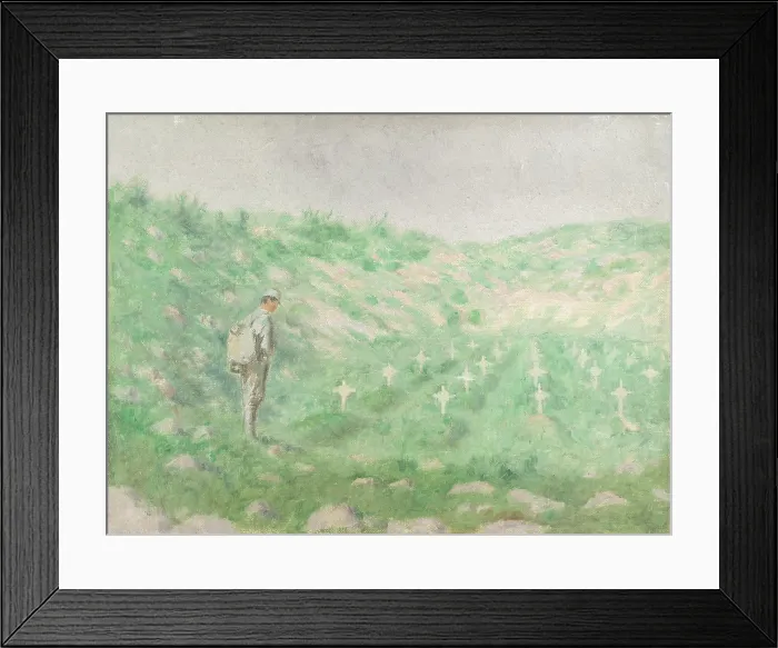 Framed Print : Military cemetery, 1914-1918. Creator: Dezider Czolder Framed Print : Military cemetery, 1914-1918. Creator: Dezider Czolder