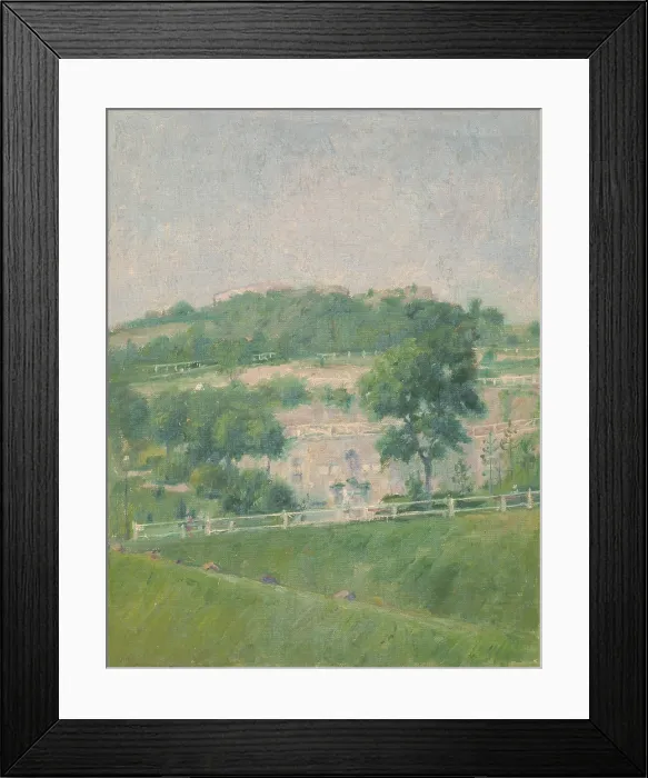 Framed Print : Landscape V, early 20th century. Creator: Dezider Czolder Framed Print : Landscape V, early 20th century. Creator: Dezider Czolder