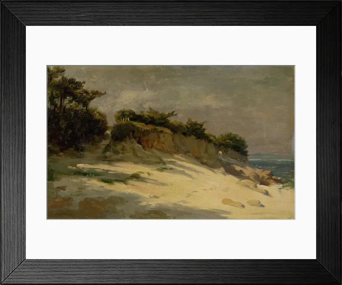 Framed Print : Seashore, 1900. Creator: Eduard Ballo Framed Print : Seashore, 1900. Creator: Eduard Ballo