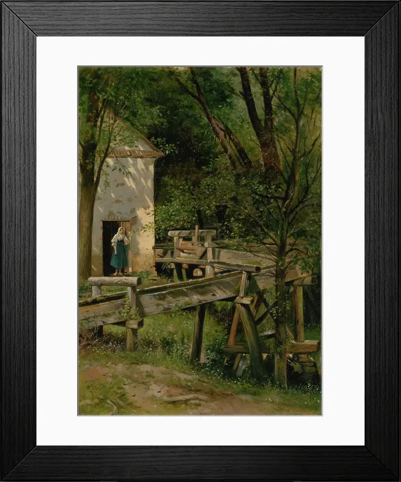 Framed Print : Mill, c1900. Creator: Eduard Majsch Framed Print : Mill, c1900. Creator: Eduard Majsch