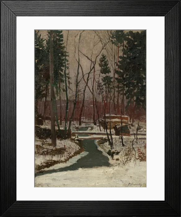 Framed Print : Thaw, 1877-1880. Creator: Ladislav Mednyanszky Framed Print : Thaw, 1877-1880. Creator: Ladislav Mednyanszky