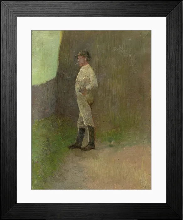 Framed Print : Study of a Standing Lad in the Boots, 1880-1900. Creator: Ladislav Mednyanszky Framed Print : Study of a Standing Lad in the Boots, 1880-1900. Creator: Ladislav Mednyanszky