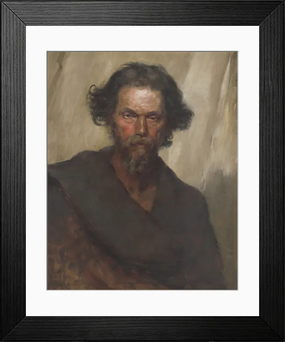 Framed Print : Roman vagrant, 1893. Creator: Eduard Ballo