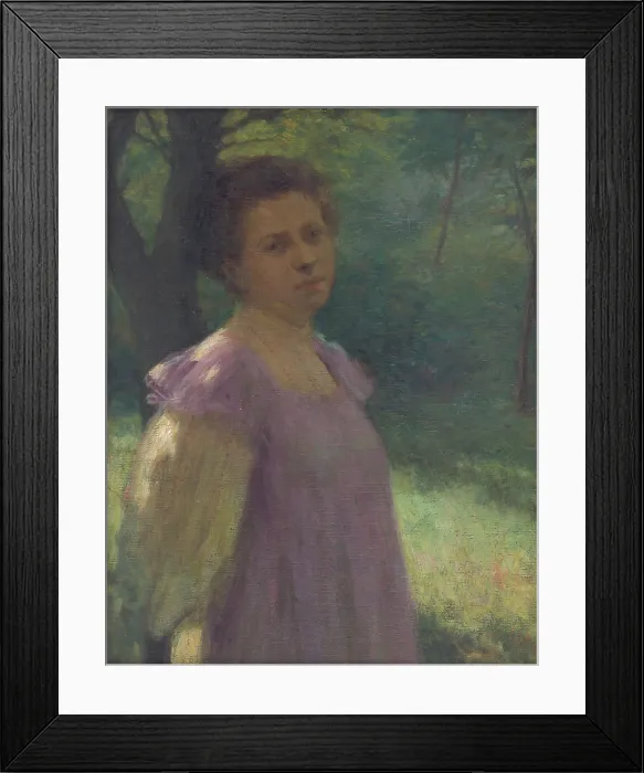 Framed Print : Under a Tree, 1902. Creator: Elemir Halasz-Hradil Framed Print : Under a Tree, 1902. Creator: Elemir Halasz-Hradil