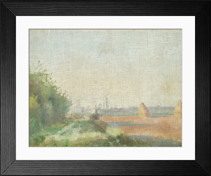 Framed Print : Study of Summer Landscape, 1890-1900. Creator: Ladislav Mednyanszky Framed Print : Study of Summer Landscape, 1890-1900. Creator: Ladislav Mednyanszky
