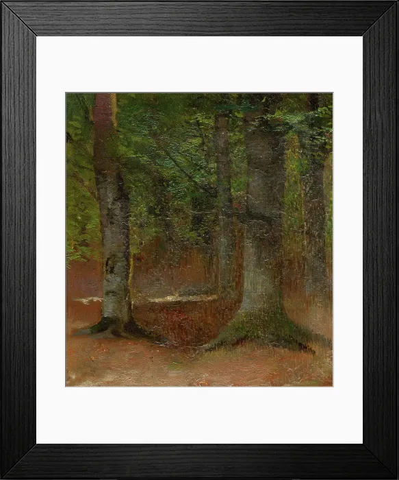 Framed Print : Study of Forest, 1890-1900. Creator: Ladislav Mednyanszky Framed Print : Study of Forest, 1890-1900. Creator: Ladislav Mednyanszky
