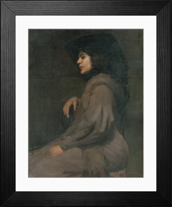 Framed Print : Study of a Model, 1903. Creator: Elemir Halasz-Hradil Framed Print : Study of a Model, 1903. Creator: Elemir Halasz-Hradil