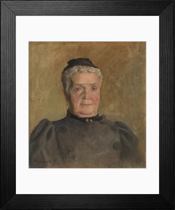 Framed Print : Portrait of Evelin Czobel, 1880-1900. Creator: Ladislav Mednyanszky Framed Print : Portrait of Evelin Czobel, 1880-1900. Creator: Ladislav Mednyanszky