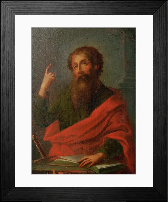 Framed Print : Apostle Matthew?, 1750-1760. Creator: Unknown Framed Print : Apostle Matthew?, 1750-1760. Creator: Unknown