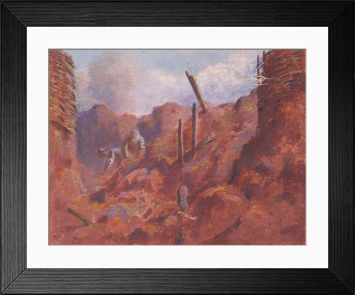 Framed Print : From Italian Front III, around 1914-1918. Creator: Dezider Czolder Framed Print : From Italian Front III, around 1914-1918. Creator: Dezider Czolder